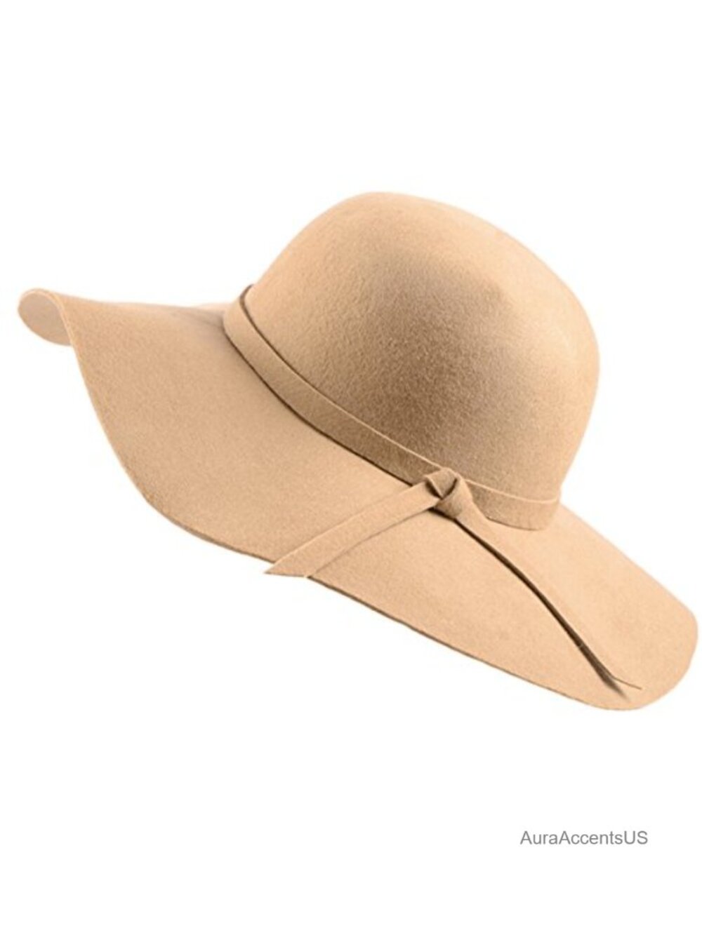 Foldable Wide Brim Felt Wool Bowler Fedora Hat
